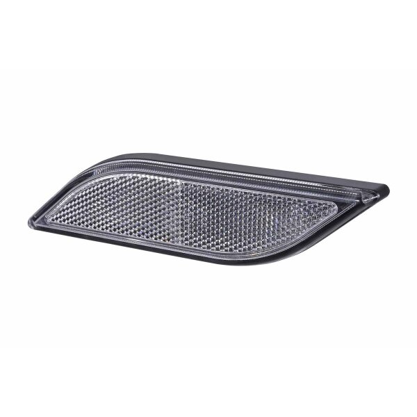 Reflector front left white horizontally mounted HELLA for e.g. BOMAG