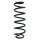 Suspension Spring Rear Axle Coil spring with constant wire diameter SPIDAN for e.g. SEAT Ibiza IV