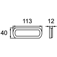Rückstrahler vorne HELLA 8RA 013 403-011
