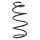 Suspension spring front axle coil spring Ø180mm SPIDAN for e.g. TOYOTA RAV 4 IV