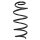 Suspension Spring Front Axle Coil spring with constant wire diameter SPIDAN