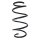 Suspension spring front axle coil spring Ø151mm SPIDAN for e.g. SKODA Octavia