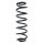 Suspension spring rear axle coil spring Ø101mm SPIDAN for e.g. VW Golf VII