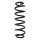 Suspension spring rear axle coil spring Ø102mm SPIDAN for e.g. VW Golf VII