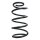 Suspension spring front axle coil spring Ø162mm SPIDAN for e.g. FORD Kuga II