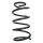 Suspension Spring Front Axle Coil spring with constant wire diameter SPIDAN for FORD Kuga II