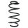 Suspension Spring Front Axle Coil spring with constant wire diameter SPIDAN for FORD Kuga II