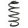 Suspension spring front axle coil spring Ø158mm SPIDAN for e.g. FORD Kuga II