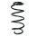 Suspension spring front axle coil spring Ø165mm SPIDAN for FORD Galaxy