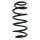 Suspension spring front axle coil spring Ø151mm SPIDAN for e.g. OPEL Astra J