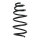 Suspension spring front axle coil spring Ø153mm SPIDAN for e.g. OPEL Astra J