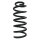 Suspension Spring Rear Axle Coil spring with constant wire diameter SPIDAN for e.g. OPEL Insignia A