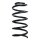 Suspension Spring Rear Axle Coil spring with constant wire diameter SPIDAN for OPEL Corsa E