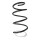 Suspension spring front axle coil spring Ø160mm SPIDAN for e.g. RENAULT Laguna