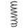 Suspension spring front axle coil spring Ø115mm SPIDAN for e.g. BMW 2 Active