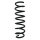 Suspension spring front axle coil spring Ø115mm SPIDAN for e.g. BMW 5 Series