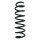 Suspension spring front axle coil spring Ø115mm SPIDAN for e.g. BMW 5 Series
