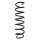 Suspension spring rear axle coil spring Ø116mm SPIDAN for BMW 5 Series and others