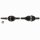 Drive Shaft 963mm M20x1.5 Ø 79mm SPIDAN for OPEL Meriva