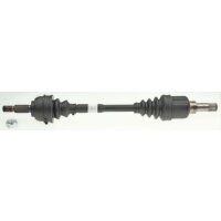 Drive shaft 610mm with nut SPIDAN for RENAULT TWINGO II