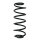 Suspension spring rear axle coil spring Ø 109mm SPIDAN for OPEL Karl