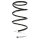 Suspension spring front axle coil spring Ø173mm SPIDAN for NISSAN X-Trail