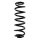 Suspension Spring Rear Axle Coil spring with constant wire diameter SPIDAN for e.g. AUDI A3 Sportback