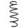 Suspension Spring Front Axle Coil spring with constant wire diameter SPIDAN for FIAT 500L