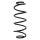 Suspension spring rear axle coil spring Ø120mm SPIDAN for HONDA Jazz III