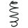 Suspension spring front axle coil spring Ø146mm SPIDAN for e.g. AUDI Q3