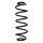 Suspension spring rear axle coil spring Ø114mm SPIDAN for VW T-ROC