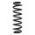 Suspension spring rear axle coil spring Ø105mm SPIDAN for SEAT Ateca and others