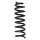 Suspension spring rear axle coil spring Ø102mm SPIDAN for MERCEDES and others
