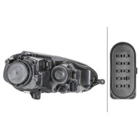 Headlight right 12 V H7/H7 halogen HELLA suitable for...