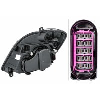 Scheinwerfer rechts FF Halogen HELLA für MERCEDES...