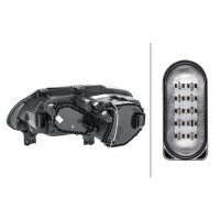 Main headlamp right 12 V PY21W halogen HELLA for VW Caddy...