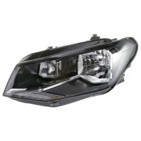 Main headlight left 12 V H4 FF HELLA for e.g. VW Caddy IV