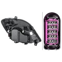 Left main headlight 12 V PY21W FF HELLA