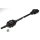 Drive shaft 26 teeth 735mm with nut SPIDAN for RENAULT KANGOO Rapid