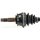 Drive shaft 918mm with nut SPIDAN for OPEL CORSA D