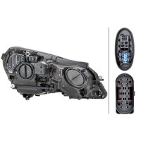 Headlight left 12 V D1S/H7 Halogen HELLA suitable for e.g. MB E-CLASS