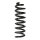 Suspension spring rear axle coil spring Ø104mm SPIDAN for MERCEDES and others
