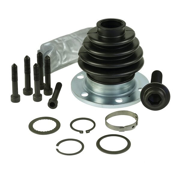 Bellow Kit Drive Shaft Rubber/Metal Ø21mm Joint Disc +grease SPIDAN for AUDI 80