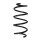 Suspension spring front axle coil spring Ø144mm SPIDAN for e.g. AUDI Q2