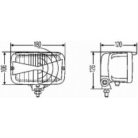 Scheinwerfer Halogen HELLA für AEBI