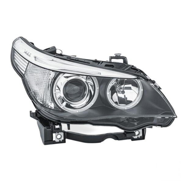 Headlight right 12 V PY21W Halogen HELLA for BMW 5 Series...