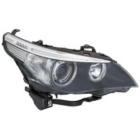 Headlamp right 12 V D1S/H7 Halogen HELLA for BMW 5 Series...