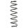 Suspension Spring Rear Axle Coil spring with constant wire diameter SPIDAN for e.g. VW Lupo