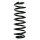 Suspension spring rear axle coil spring Ø119mm SPIDAN for e.g. BMW 5 Series Touring