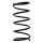 Suspension spring front axle coil spring Ø158mm SPIDAN for e.g. PEUGEOT 106 II